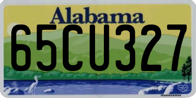 AL license plate 65CU327
