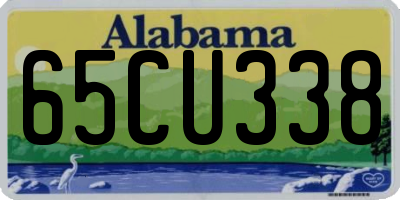 AL license plate 65CU338