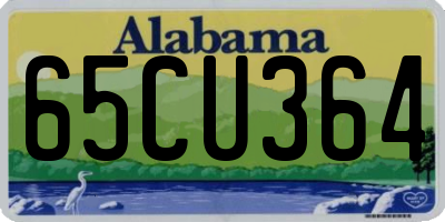 AL license plate 65CU364