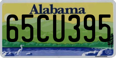 AL license plate 65CU395