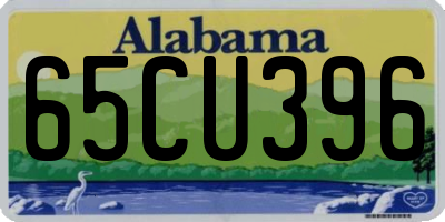 AL license plate 65CU396