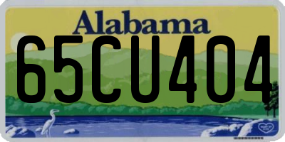 AL license plate 65CU404