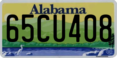 AL license plate 65CU408