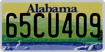 AL license plate 65CU409