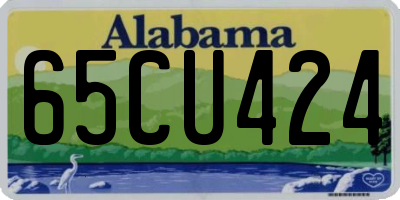 AL license plate 65CU424