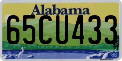 AL license plate 65CU433