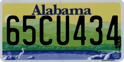 AL license plate 65CU434