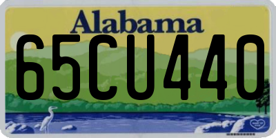 AL license plate 65CU440