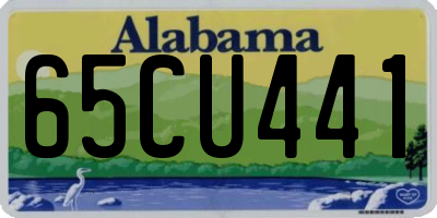 AL license plate 65CU441