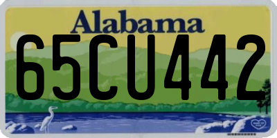 AL license plate 65CU442