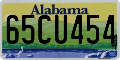 AL license plate 65CU454