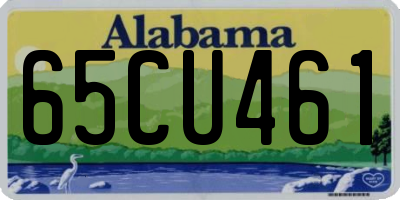 AL license plate 65CU461