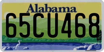 AL license plate 65CU468