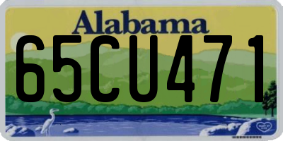 AL license plate 65CU471