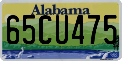 AL license plate 65CU475