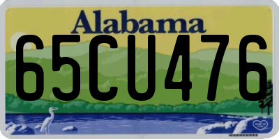 AL license plate 65CU476