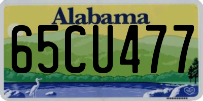 AL license plate 65CU477