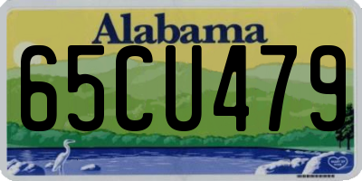 AL license plate 65CU479
