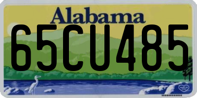 AL license plate 65CU485