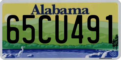 AL license plate 65CU491