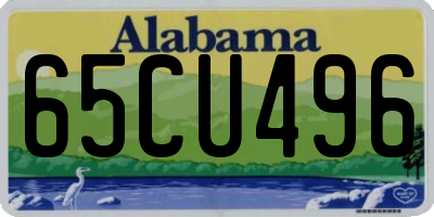 AL license plate 65CU496