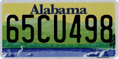 AL license plate 65CU498
