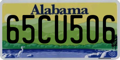 AL license plate 65CU506