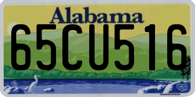 AL license plate 65CU516