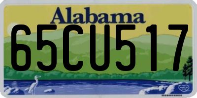AL license plate 65CU517