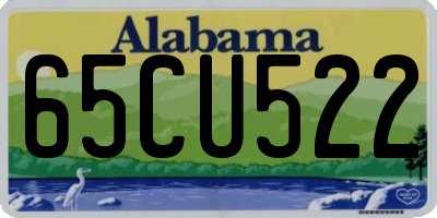 AL license plate 65CU522