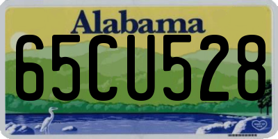 AL license plate 65CU528