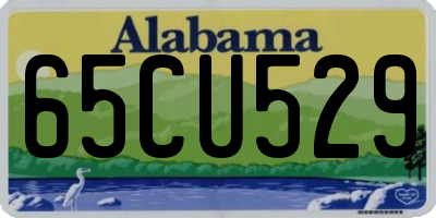 AL license plate 65CU529