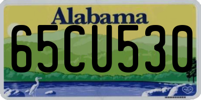AL license plate 65CU530