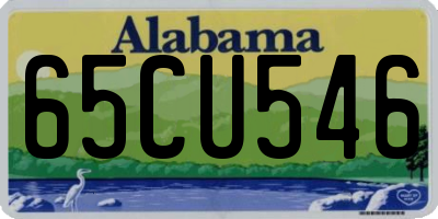 AL license plate 65CU546
