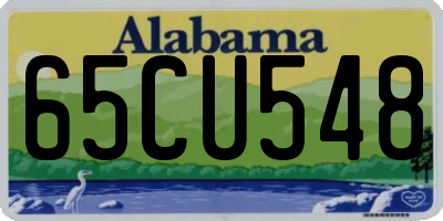 AL license plate 65CU548