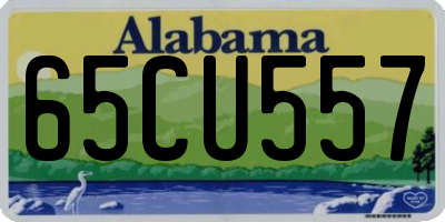 AL license plate 65CU557
