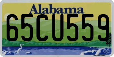 AL license plate 65CU559