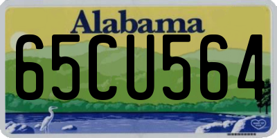 AL license plate 65CU564
