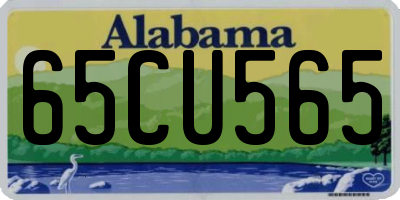AL license plate 65CU565