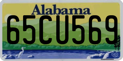 AL license plate 65CU569