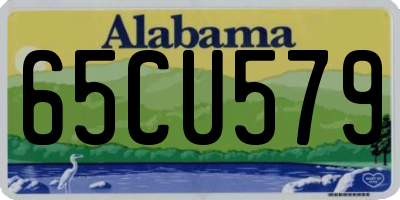 AL license plate 65CU579