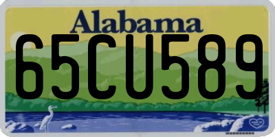 AL license plate 65CU589