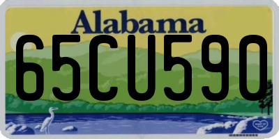 AL license plate 65CU590