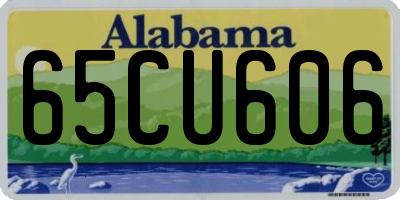 AL license plate 65CU606
