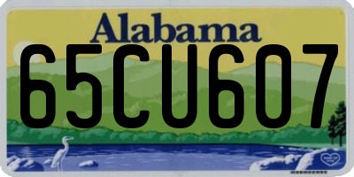AL license plate 65CU607
