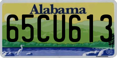 AL license plate 65CU613