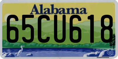AL license plate 65CU618