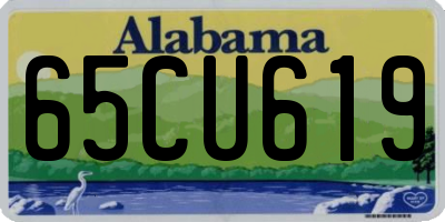AL license plate 65CU619