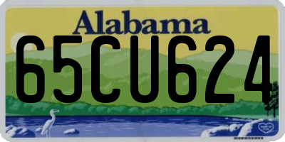 AL license plate 65CU624