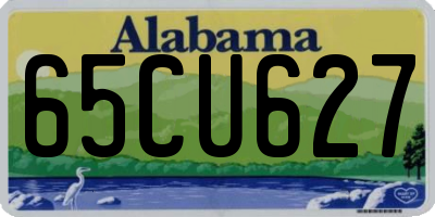AL license plate 65CU627